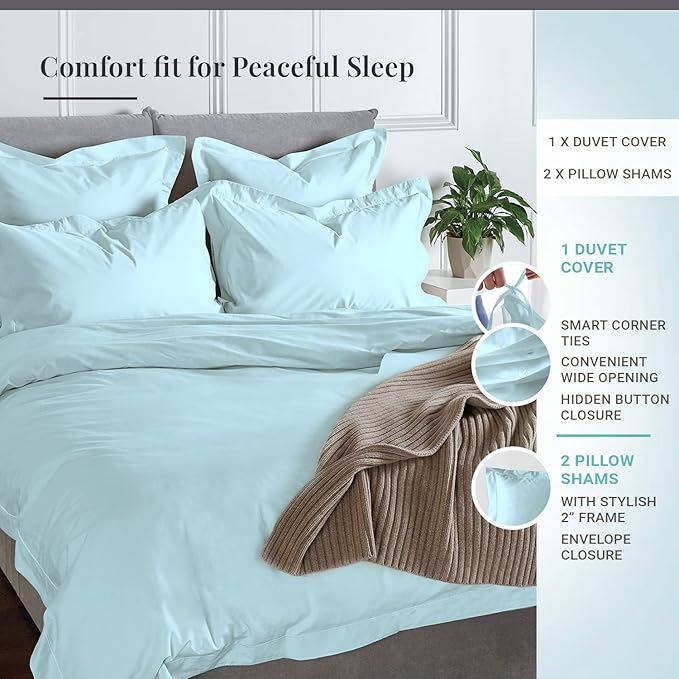 100% Cotton Duvet Cover Set - King
