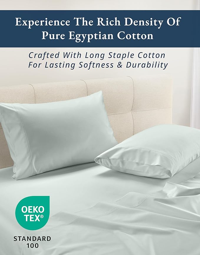 Linen Bed Sheet Set - Queen