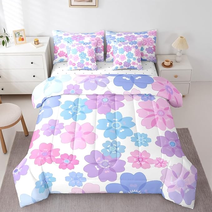 Microfiber Comforter Set - Queen - 7 Piece