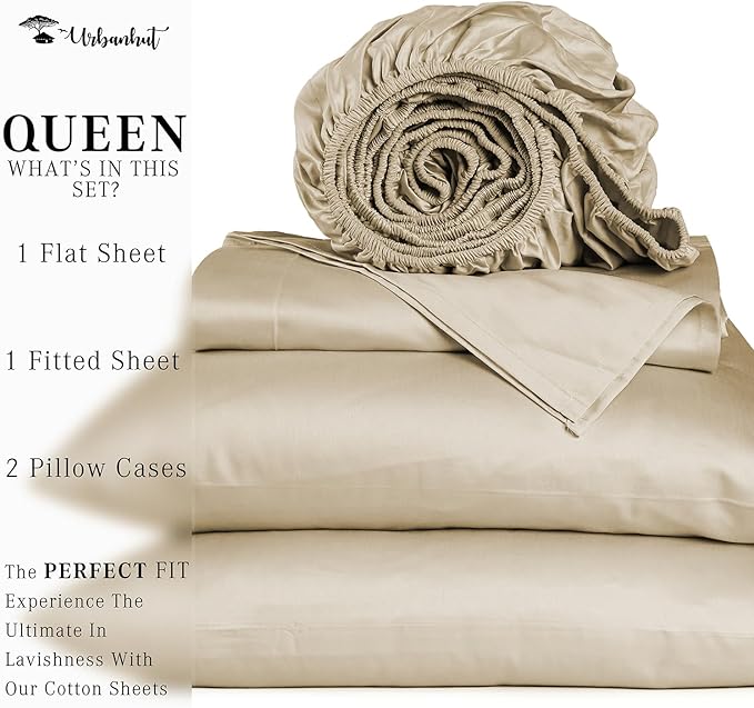 Bed Sheet Set - Queen - 4 Piece