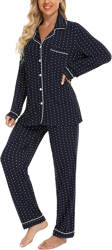 Women's Pants Pajama Set - Long Sleeve - 2 Piece