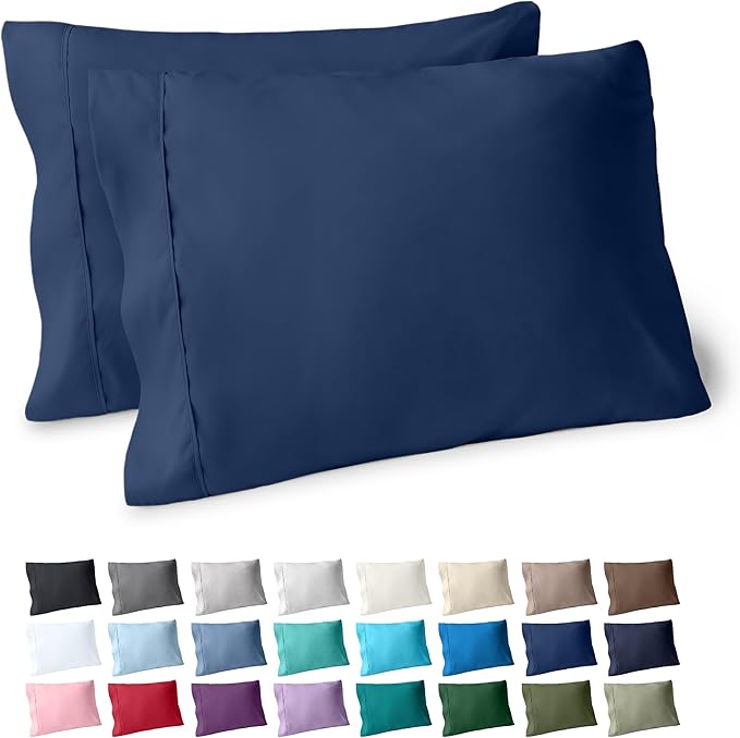 Microfiber Cooling Pillowcase Set - King - 2 Pack - 2 Piece