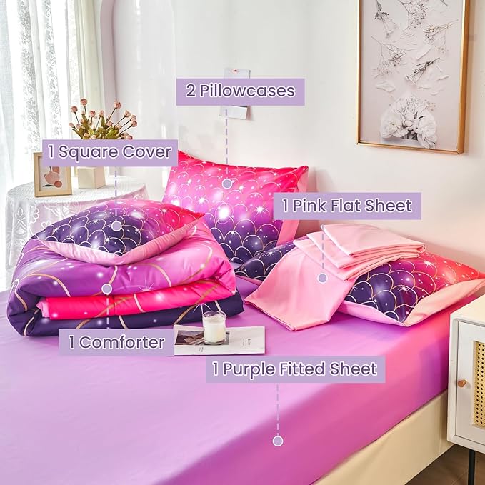 Comforter Set - Full - 6 Piece