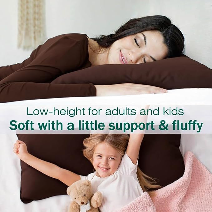 Down Alternative Bed Pillow - Queen - 20 x 30 in - 2 Piece