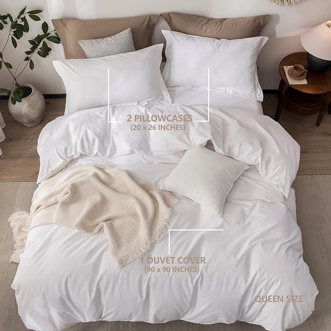 Linen Duvet Cover Set - Queen