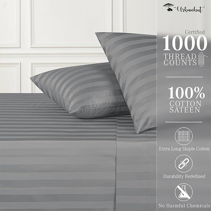 Bed Sheet Set - Queen - 16 in Deep Pocket - 4 Piece