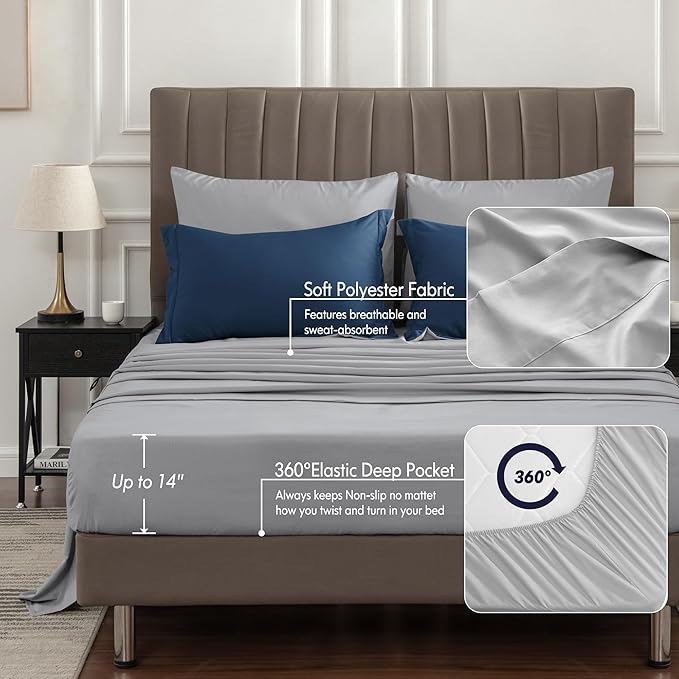 Microfiber Comforter Set - California King - 7 Piece