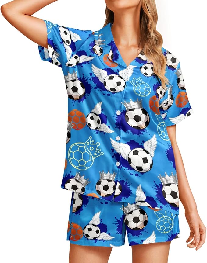 Women's Pajama Set - Short Sleeve - 2 Piece