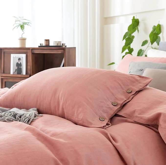 Linen Duvet Cover Set - 3 Piece