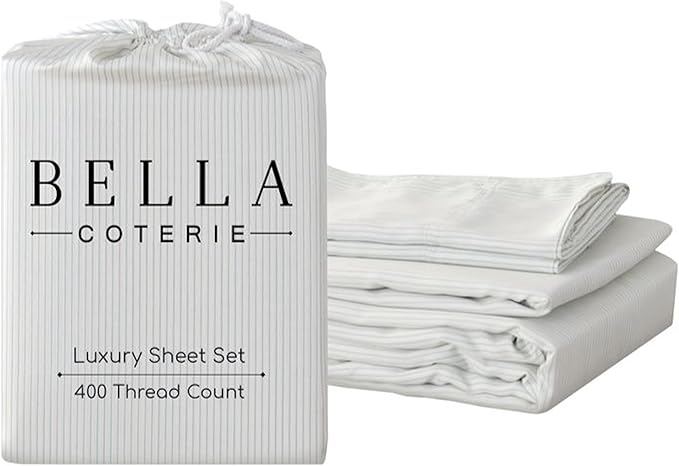 Bamboo Cooling Bed Sheet Set - King - 18 in Deep Pocket