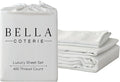 Bamboo Cooling Bed Sheet Set - King - 18 in Deep Pocket