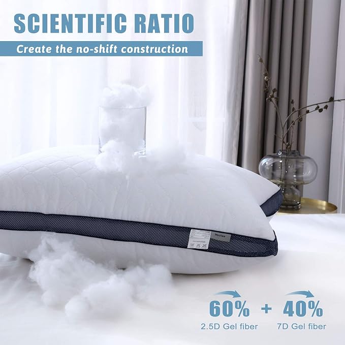 Bed Pillow - Queen - 4 Pack
