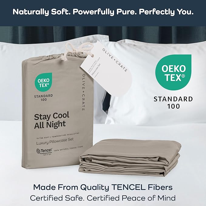Cooling Pillowcase Set - King - 2 Piece