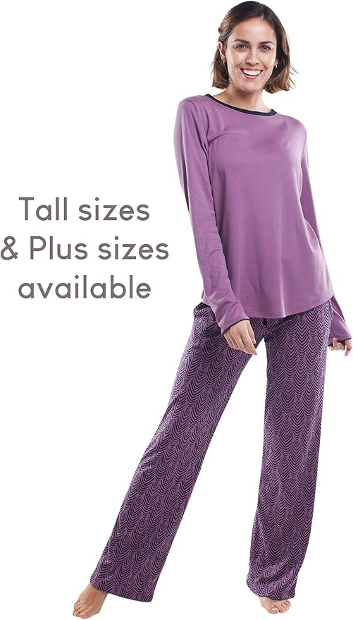 Women's Pajama Set - Long Sleeve - 2 Piece