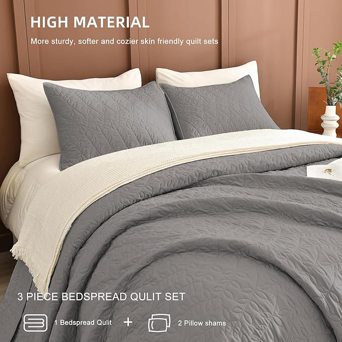 Bedding Set - King - 3 Piece