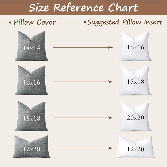 100% Cotton Pillow Insert - 2 Piece