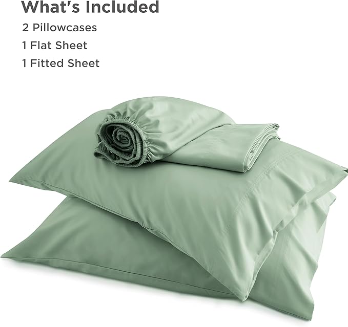 Bamboo Cooling Bed Sheet Set - Queen