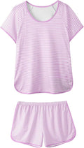 Women's Shorts Pajama Set - Short Sleeve - 2 Piece