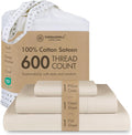 100% Cotton Cooling Bed Sheet Set - Twin - 3 Piece