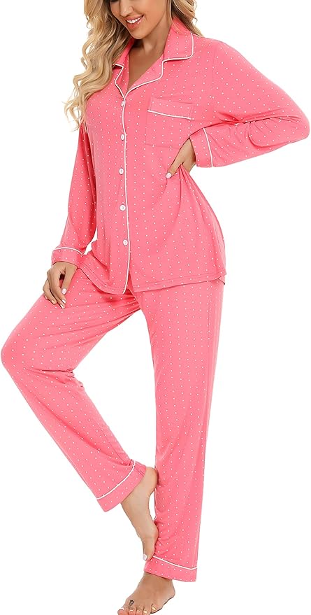 Women's Pants Pajama Set - Long Sleeve - 2 Piece