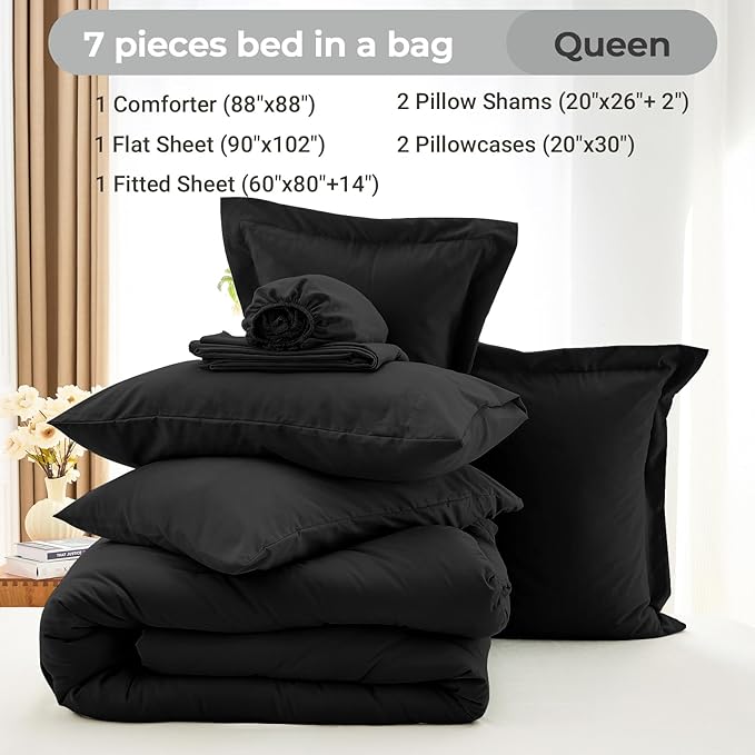 Comforter Set - Queen - 7 Piece