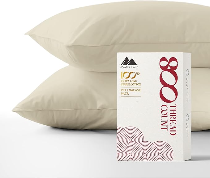 Linen Cooling Pillowcase Set - King - 2 Piece