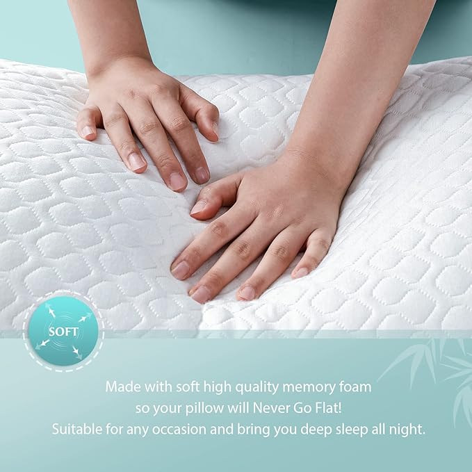 Memory Foam Cooling Body Pillow - 20 x 63 in