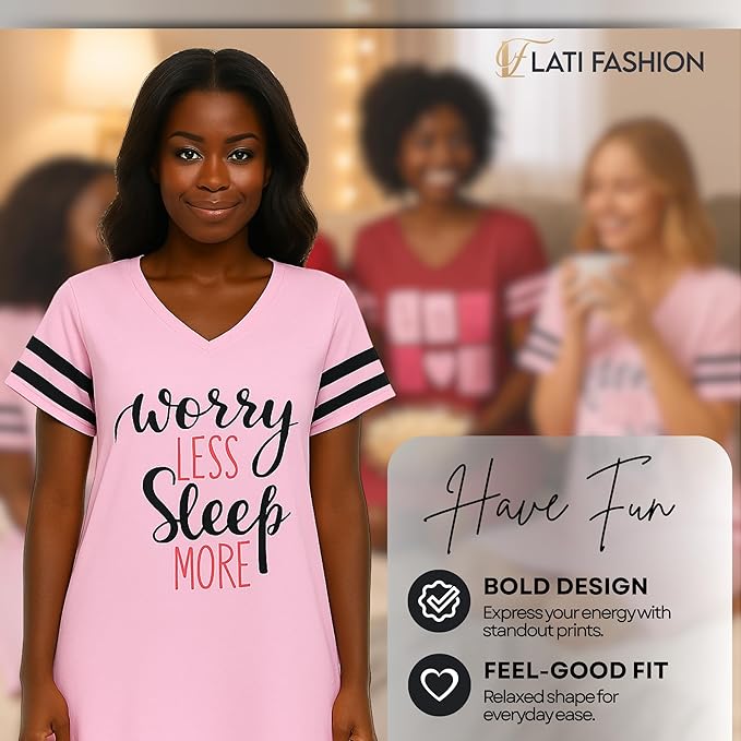 Women's Loungewear - Short Sleeve - 3 Pack