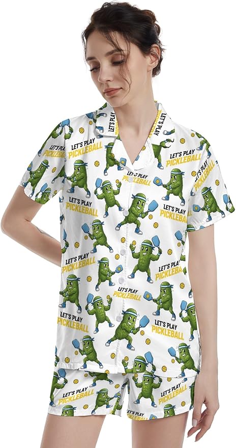 Women's Pajama Set - Short Sleeve - 2 Piece