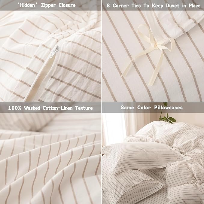 Linen Duvet Cover Set - California King