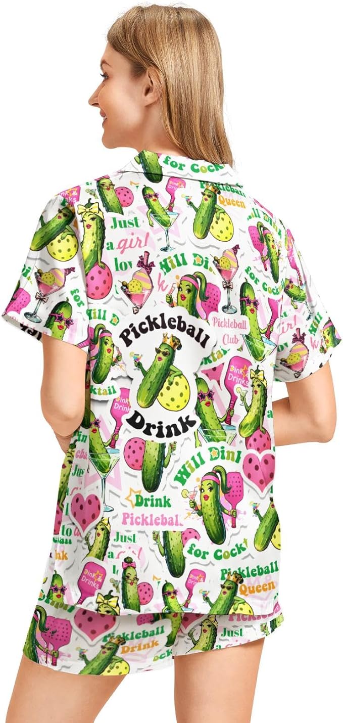 Women's Pajama Set - Short Sleeve - 2 Piece