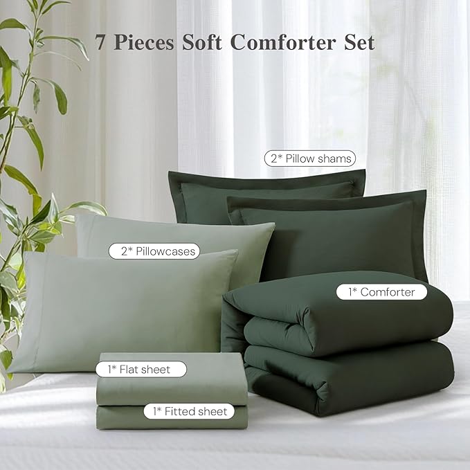 Comforter Set - King - 7 Piece