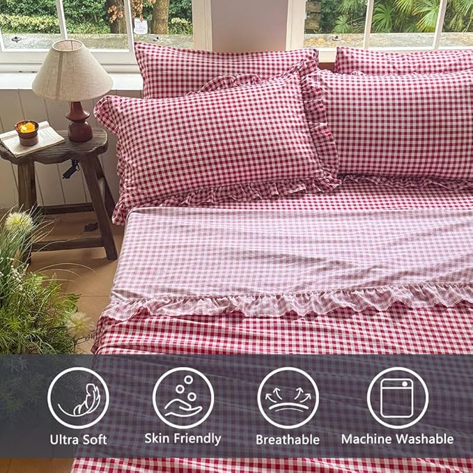 Microfiber Bed Sheet Set - Full - 4 Piece
