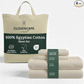 Linen Bed Sheet Set - Full - 4 Piece