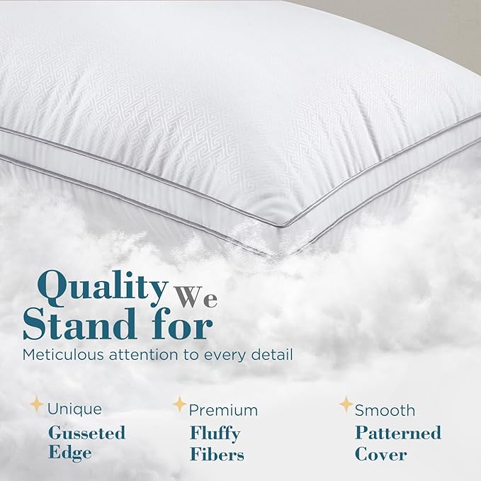 Down Alternative Cooling Bed Pillow - Standard - 2 Piece