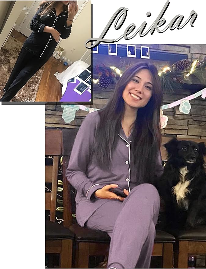 Women's Pants Pajama Set - Long Sleeve - 2 Piece