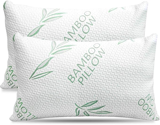 Bamboo Cooling Bed Pillow - King - 2 Pack