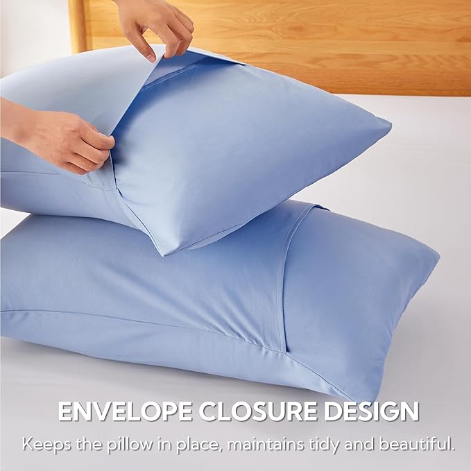 Bamboo Cooling Pillowcase Set - Queen - 2 Piece