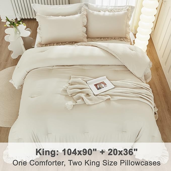 Comforter Set - King - 104 x 90 in - 3 Piece