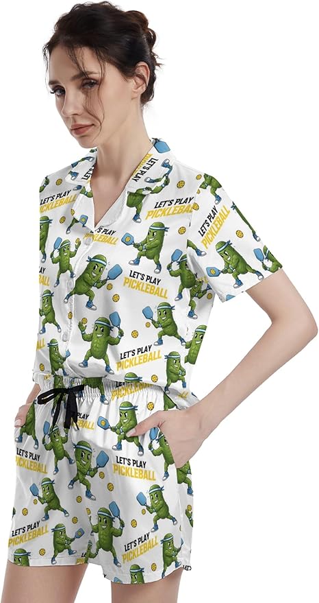 Women's Pajama Set - Short Sleeve - 2 Piece