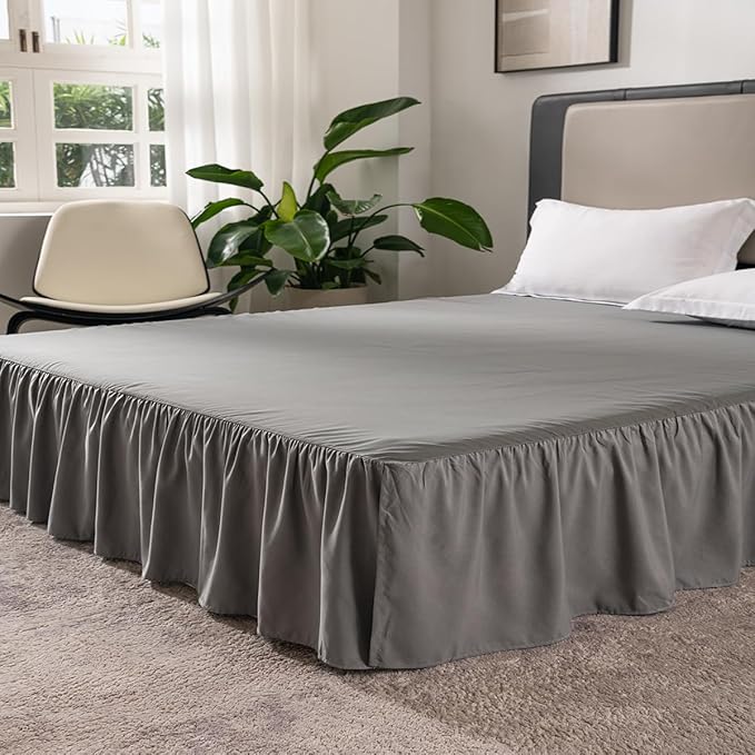 Microfiber Bed Skirt - King - 18 in Drop