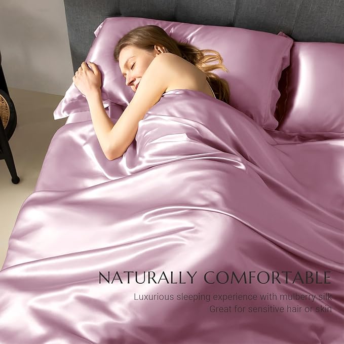 Mulberry Silk Duvet Cover - Queen