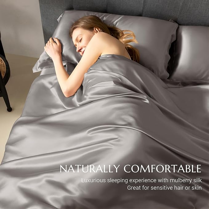 Mulberry Silk Duvet Cover - Queen
