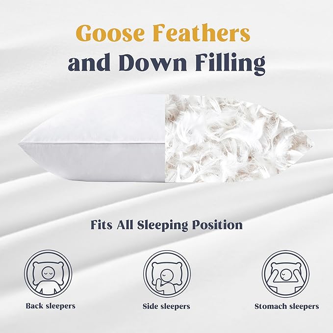Bed Pillow - King - 2 Piece