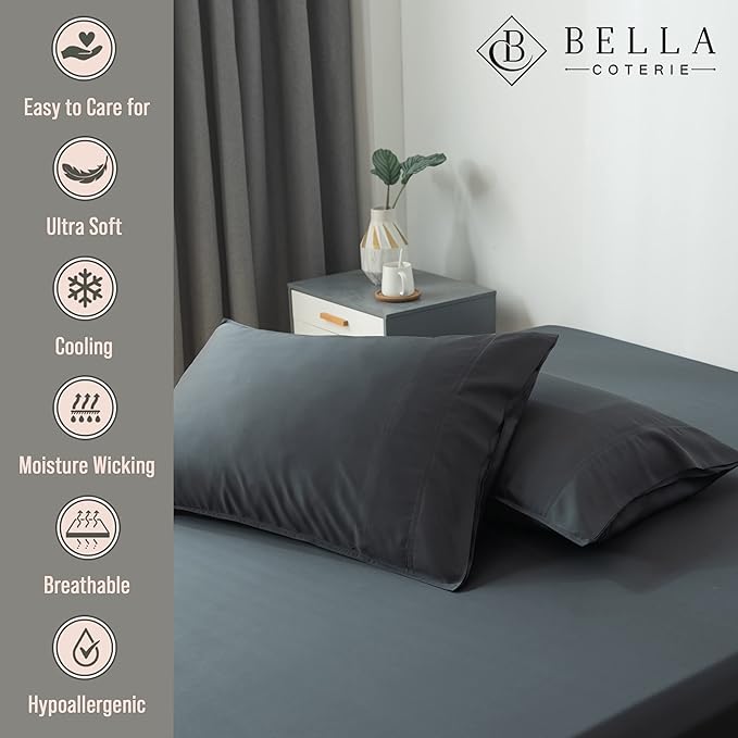 Bamboo Cooling Pillowcase Set - Standard - 2 Piece