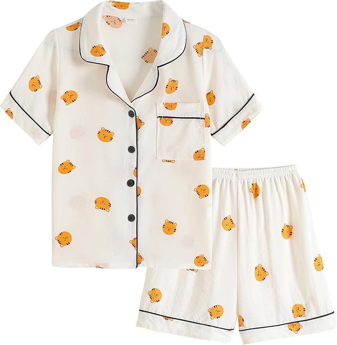 Shorts Pajama Set - Short Sleeve - 2 Piece