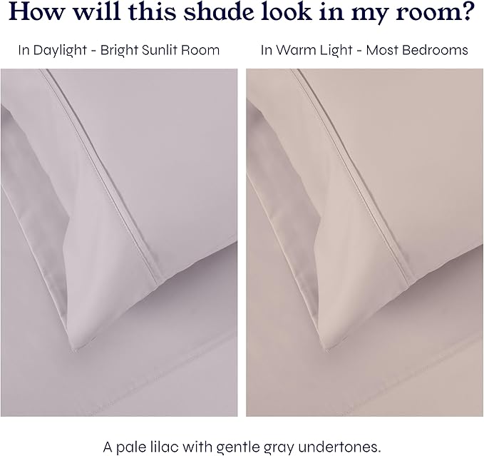 100% Cotton Bed Sheet Set - King - 4 Piece