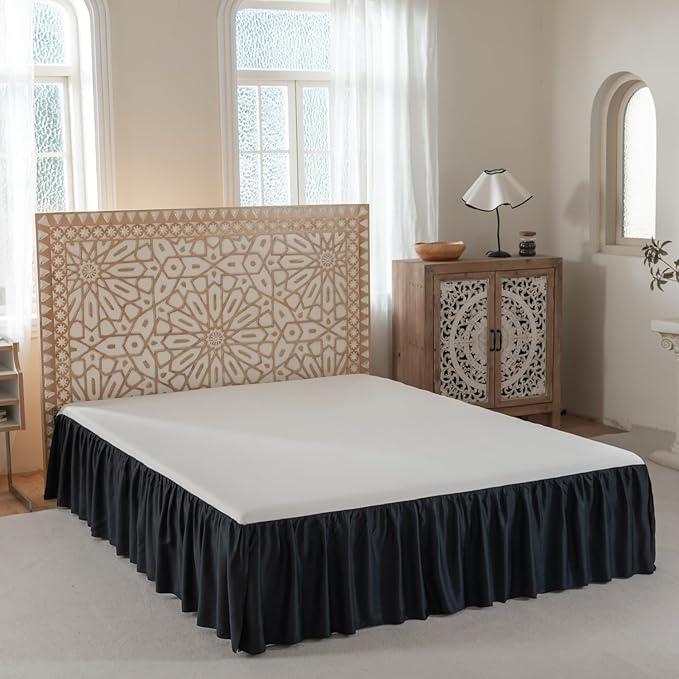 Bamboo Bed Skirt - King - 14 in Drop