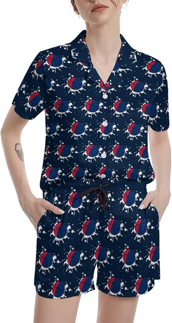 Women's Pajama Set - Short Sleeve - 2 Piece
