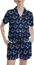 Women's Pajama Set - Short Sleeve - 2 Piece